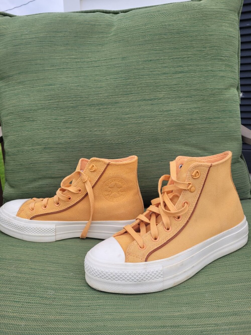 Converse Lift Platform Suede High Shoes Casual Women Sneakers A05419C Size 7.5